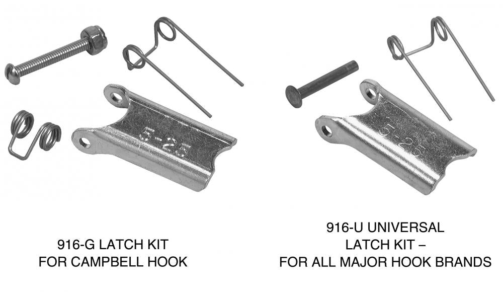Universal Replacement Latch Kit, For Hook Sizes 34