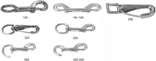 Mousqueton à ressort pour sangle rigide de 3/4 po - #200