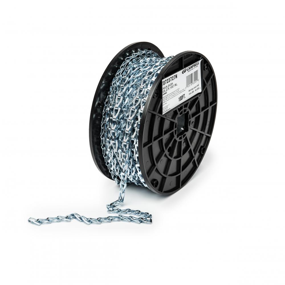 Sash Chain, #35, Zinc Plated, 100' Roll