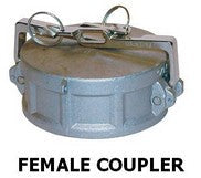 Bouchon anti-poussière verrouillable CDCL-400A 4" en aluminium avec bras de verrouillage