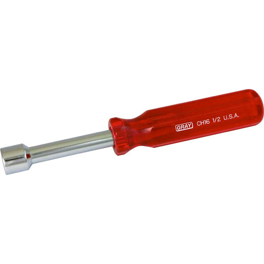 Nut Driver 1/2" Hex x 7" - Red