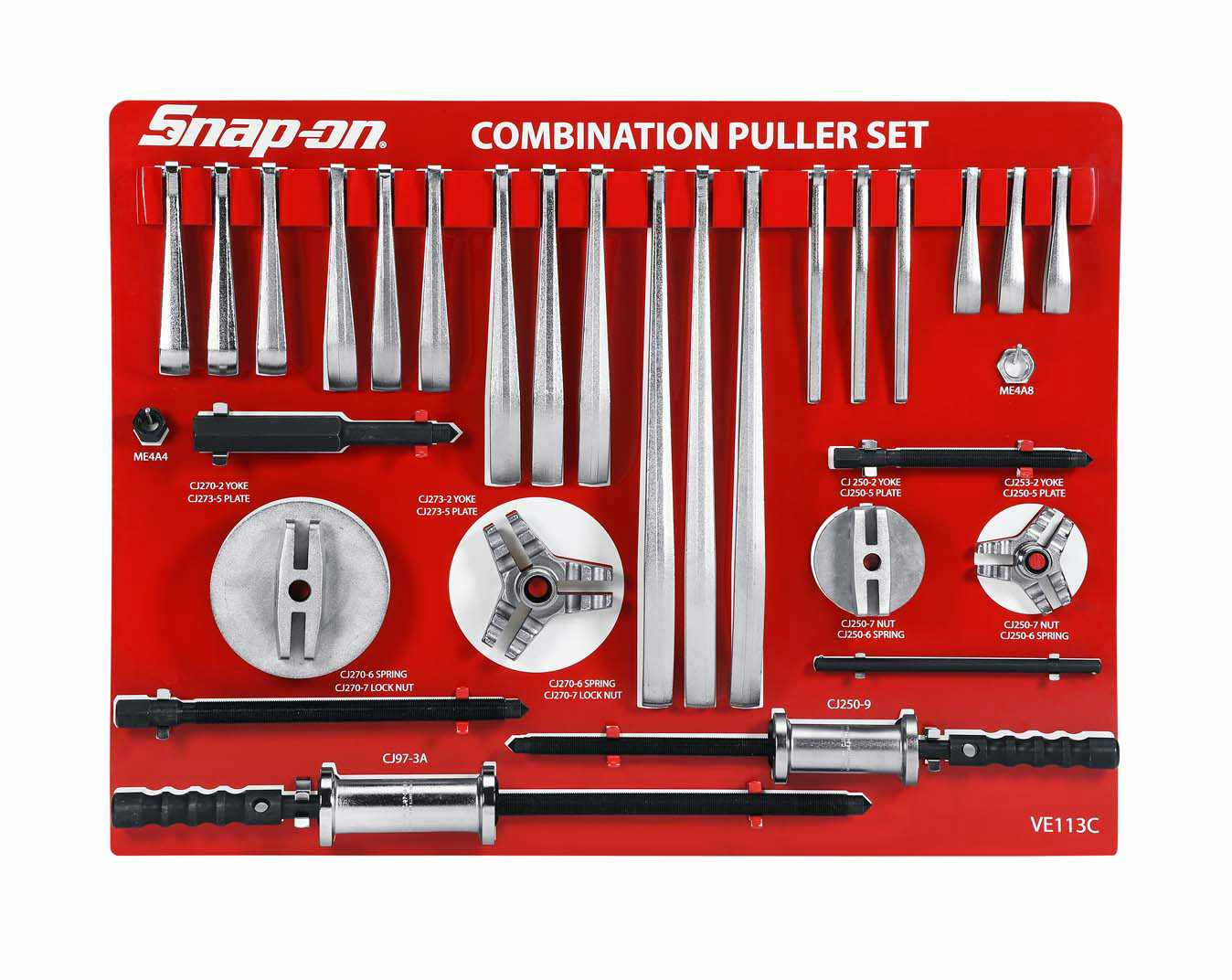 Heavy-Duty Manual Interchangeable Master Puller Set (with Tool Control Board)