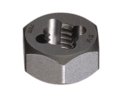 Cle-Line, Hexagon Rethreading Die, Carbon Steel, 0650M M16X2.0 CRBN H