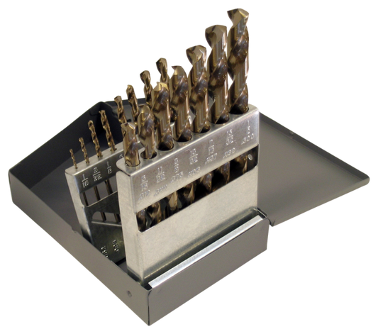 Cle-Line, Drill Bit Set, HSS-CO, 1802 15PC SET 1/16-1/2X32ND