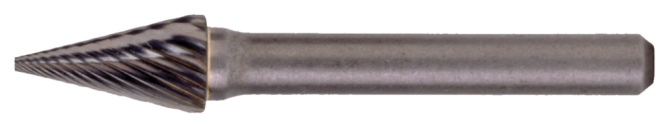 Cle-Line, Cle-SM Pointed Cone Bur, Bright, Carbide, 1850 3/8"X1/4" SM-4