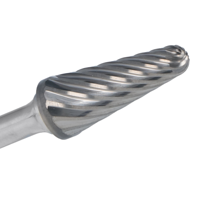 Cle-Line, Cle-SL Included Angle Bur, Bright, Carbide, 1852 1/4"X1/4" SL-1