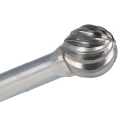 Cle-Line, Ball Shaped Bur, Carbide, 1853 SD-1 1/4X1/4 SC