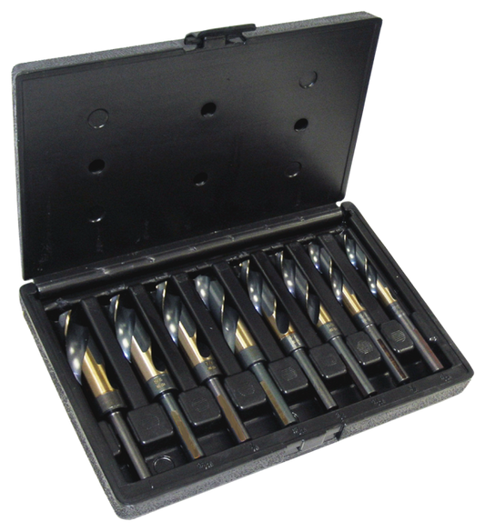 Cle-Line, Drill Bit Set, HSS, 1877 8Pc Set B&G 9/16-1" X 16Th