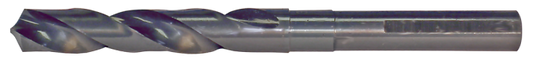 Cle-Line, foret Silver &amp; Deming 118° avec tige réduite de 1/2 po, HSS, 1892 1-IN S&amp;D 1/2" SHK 3FLATS