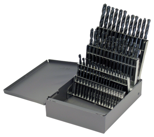 Cle-Line, 60-Piece Drill Bit Set, Bright, HSS, 1896 #1-#60