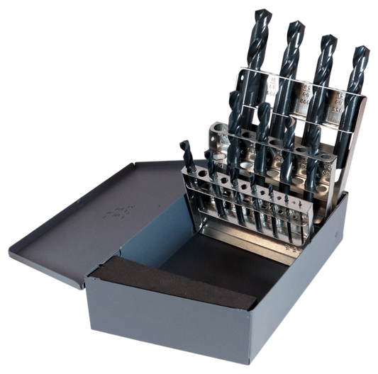 Chicago-Latrobe, jeu de 15 forets, Steam Oxime, HSS, 1/16-1/2X32NDS