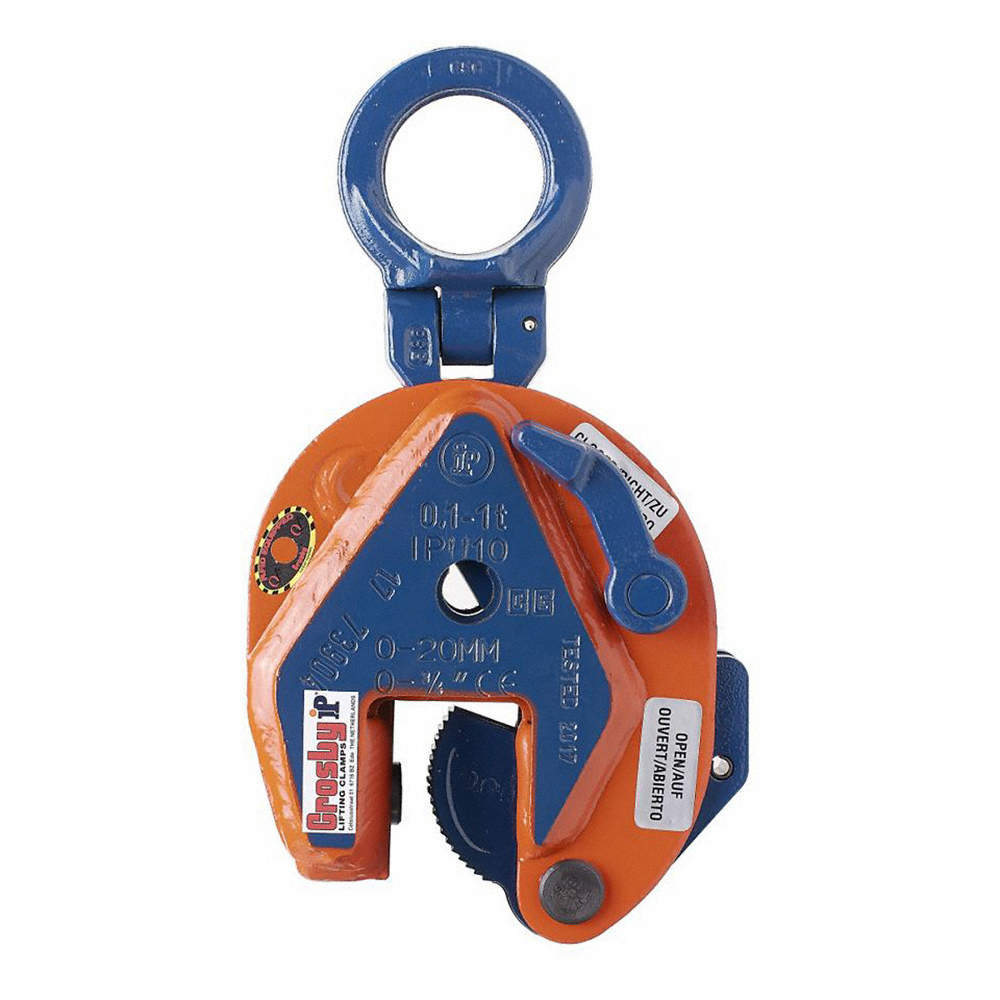 Crosby IP, IPU10 Universal Eye Plate Clamp, Steel, 4.5T, 82mm