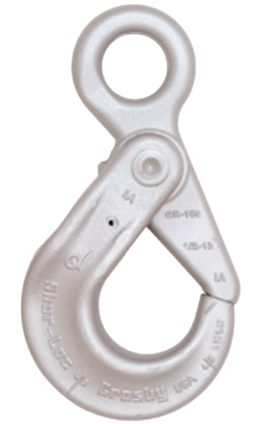 Crosby® S-1316 SHUR-LOC® Eye Hook with Positive Locking Latch, Forged Alloy Steel, J, 5/8"