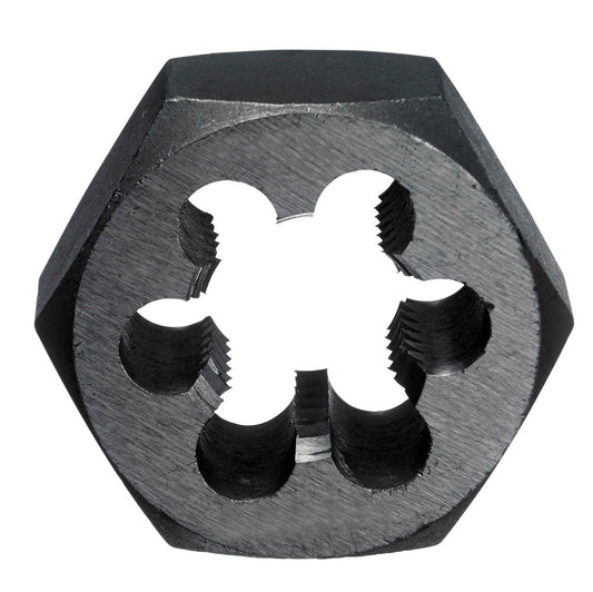 Hex Rethreading Die - 1/4-28 for Restoring Threads