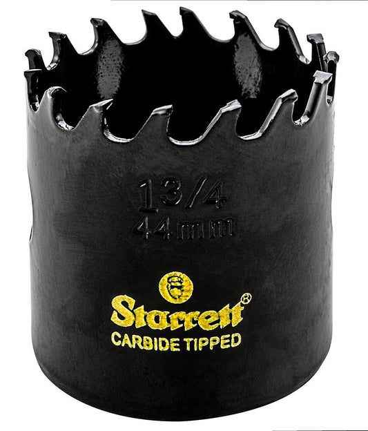 Scie cloche à pointe en carbure de tungstène à triple copeaux haute performance de 1-3/4'' (44 mm)