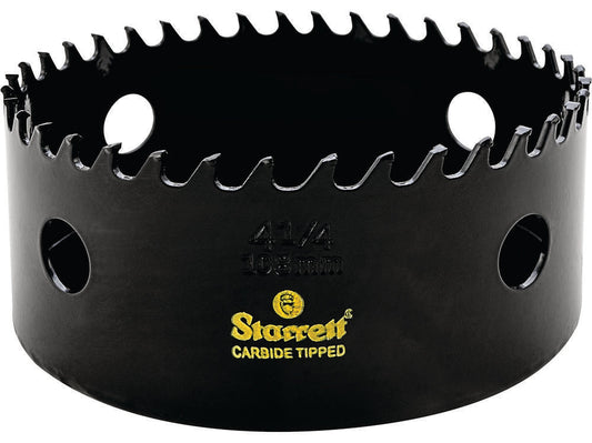 4-1/4'' (108mm) High Performance Triple Chip Tungsten Carbide Tipped Hole Saw