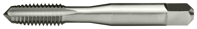 Cleveland, Plug Chamfer General Purpose Hand Tap (Left Hand), Bright, HSS, 5/16-18 NC LH HS G H3 4FL
