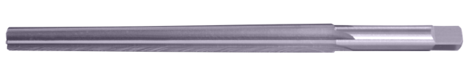 Cleveland, Sraight Shank Straight Flute Taper Pin Reamer, Bright, HSS, #2 657