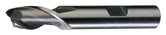 Cleveland, Finisseur à coupe centrale à 2 cannelures à une extrémité, brillant, 685RH 1" x 7/8" x 1-1/2" x 4-1/8"