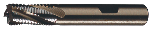 Cleveland, fraise à ébaucher pour profil de cours de métal en poudre, brillant, HSS-E, 1/2 x 1/2 4F 578