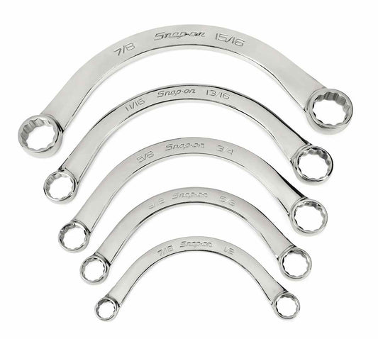 Half-Moon Wrench Set SAE 7/16-15/16" 5 Pieces