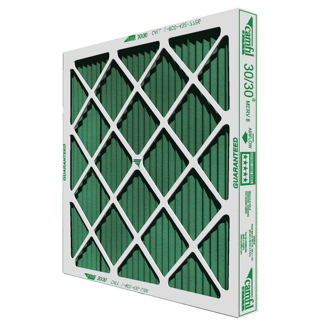 Farr 30/30® High-Capacity Pleated Panel Filters, 18-1/4''x18-5/8'' x 2''