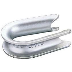 Crosby® G-408 Open Pattern Thimbles, Hot-dip Galvanized Steel, 3/8"