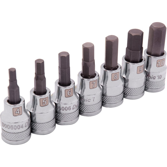 Socket Set - 3/8" Drive 7 Pieces Metric Standard Hex