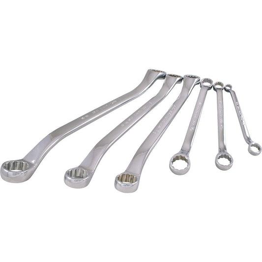 Coffret de 6 clés à molette 12 pans SAE