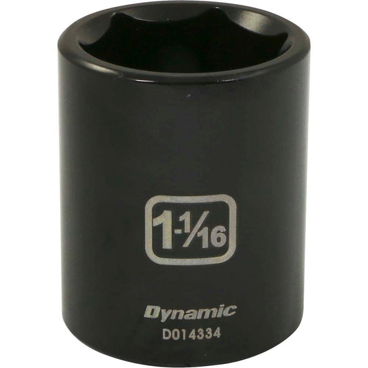 Impact Socket - 1/2" Drive, 1-1/16" Hex, 6-Point