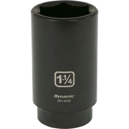 Douille à choc profonde - entraînement 1/2", hexagone 1-1/4", 6 pans