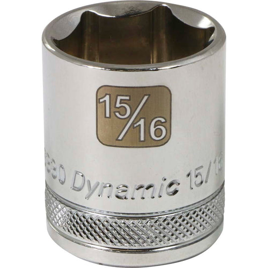 Socket - 1/2" Drive 6-Point 15/16" Chrome