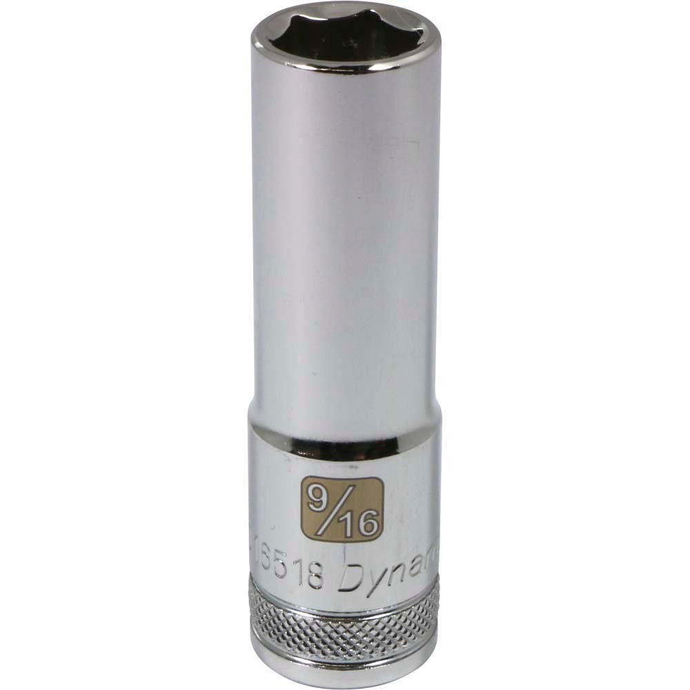 Socket - 1/2" Drive 6-Point 9/16" Deep Chrome