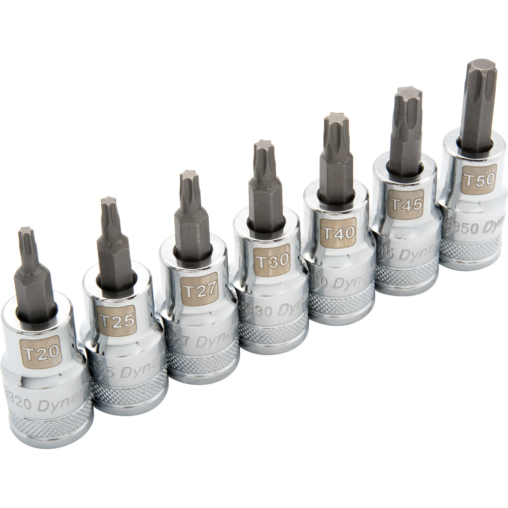 Socket Set - 1/2" Drive 7 Pieces Standard Torx