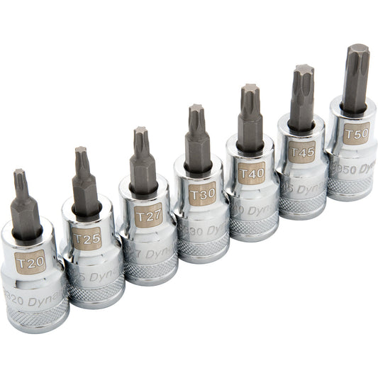 Socket Set - 1/2" Drive 7 Pieces Standard Torx
