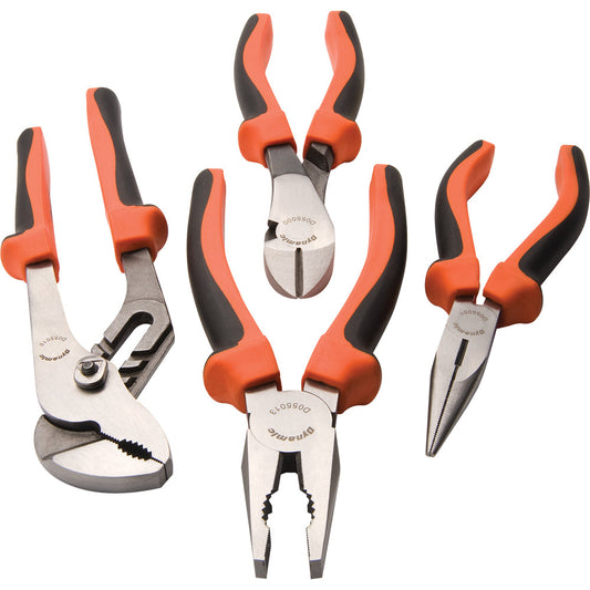 Pliers Set - 4 Piece, Comfort Grip Handle