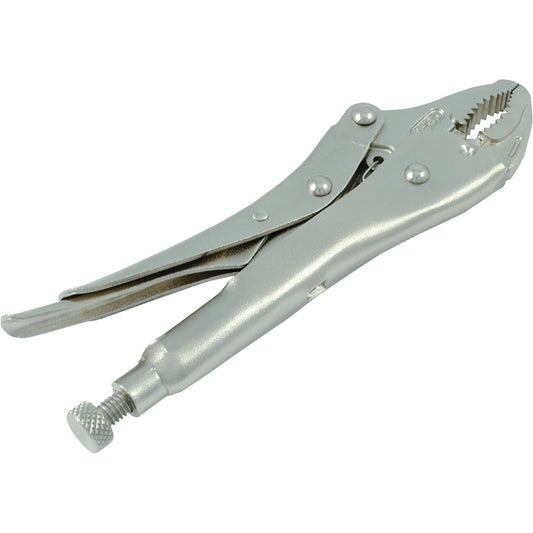 Curved Jaw Pliers with Wire Cutter - 7"