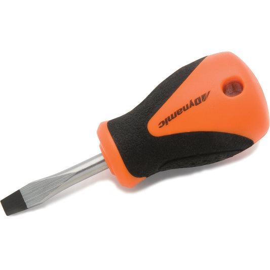Tournevis plat court - 1/4" x 1-1/2", manche confortable