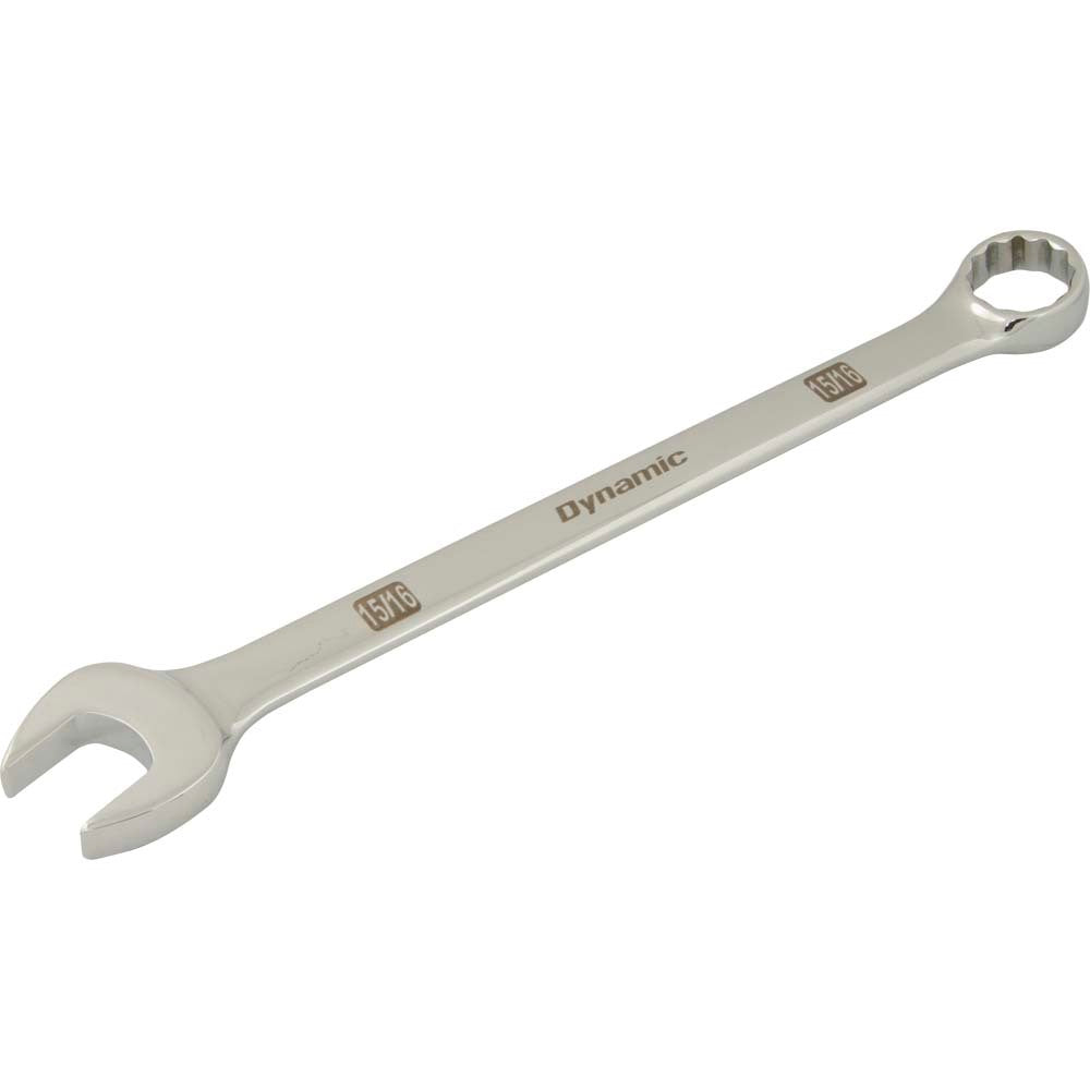 Combination Wrench - 15/16", 12 Point, Chrome