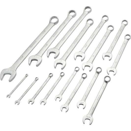 Combination Wrench Set - 16 Piece, SAE, Contractor Grade
