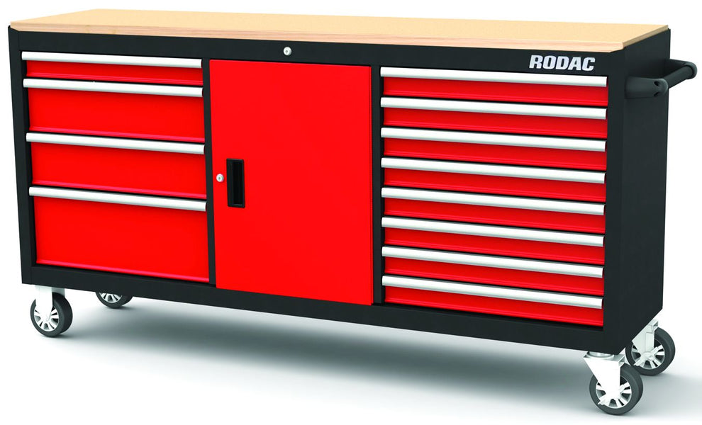 72"12 Drawer, 1Dr., Roller Cab 24" Depth