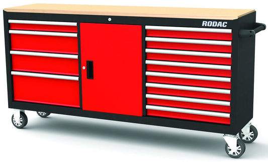 72"12 Drawer, 1Dr., Roller Cab 24" Depth
