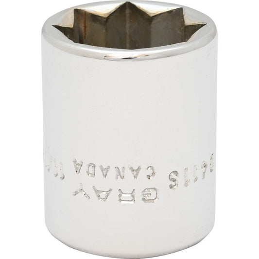 Socket - Double Square, 1/2" Drive, 11/16" Hex, 8-Point