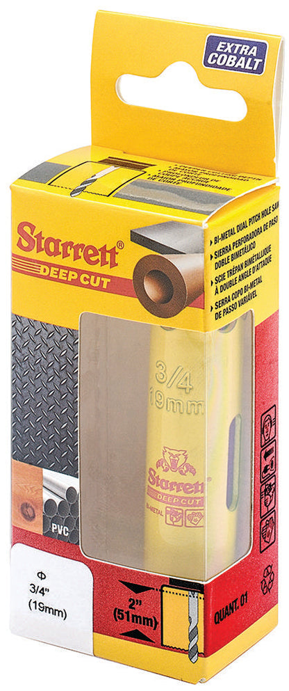 HSS Deep Cut Hole Saw 3/4" (19mm)