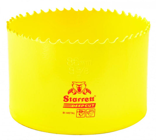 HSS Deep Cut Hole Saw, 3-3/8" (86mm)