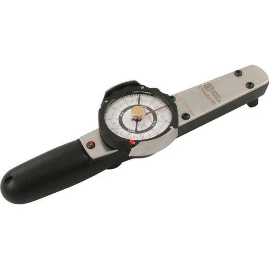 Dial Torque Wrench with Memory Needle, 3/8" Drive, 10-1/2" Length, 0 - 250 ft-lbs