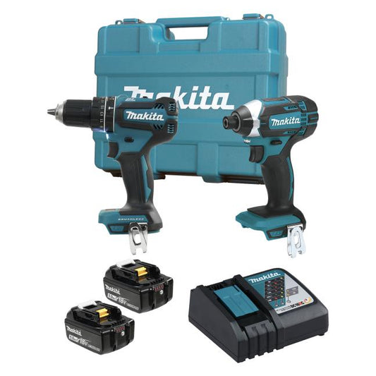 Makita Kit combiné de 2 outils LXT 18 V (5,0 Ah) (DLX2005T)