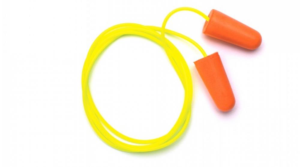 Bouchons d'oreilles - Bouchons d'oreilles coniques avec cordon - NRR 31 dB/ SNR 37 dB - 100 pair/bte