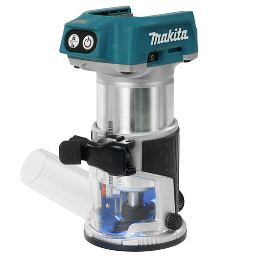 18v Lxt Brushless Router W/2 Bases, Accessories & Case, Tool Only For Precision Stock Removal