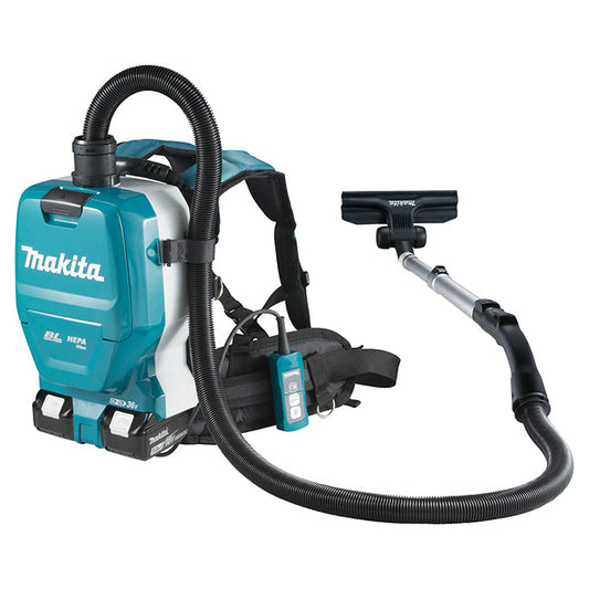 Aspirateur à dos sans balais 36 V (18 V x 2) LXT 2 L, 5,0 Ah X2kit pour l'élimination précise des stocks